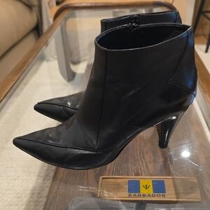 Pierre Hardy Sleek Black Heeled Boots 40.5